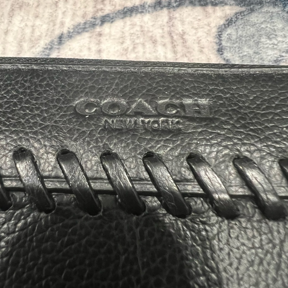 Coach Black Leather Wallet - Picture 2 of 16